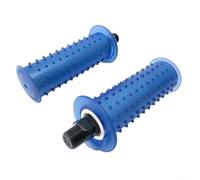 Oniissy Manijas de bicicleta estacionarias de 12 mm y 14 mm con agarre antideslizante para equipo de ejercicio, accesorios de equipo de fitness para entrenamientos de gimnasio en casa (color azul, 14