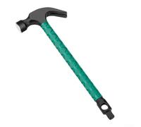 Oniissy Martillo profesional HVAC con 4 tamaños de zócalo 14/17/19/22 mm, cabeza de acero al carbono forjado y removedor de uñas en forma de V para tareas de instalación de aire acondicionado (340 mm)