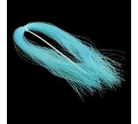 Oniissy Materiales para atar moscas, oropel holográfico para plantillas de cristal y para moscas de serpentina, material de señuelo brillante para pesca de salmón Steelhead en agua salada, paquete