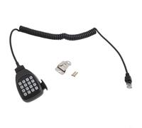 Oniissy MC-59 Micrófono con cancelación de ruido compatible con Kenwood para TM-271A para TM-281A para TM-471A para TM-D710A para radios móviles TM-V71A, entrada de señal de 16 bits, agarre ergonómico