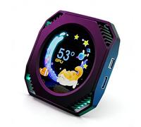 Oniissy Pantalla de monitor secundario USB de 2.1 pulgadas, monitor USB refrigerado por agua, pantalla circular de PC resolución de 480 x 480 para Win 7 de 64 bits y superior, para monitoreo del