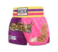 Oniissy Pantalones cortos de boxeo unisex para MMA, Muay Thai, entrenamiento, fitness, mezcla de fibra, pantalones cortos deportivos con cintura elástica, tallas M a XXXL (53 L)