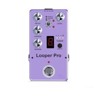 Oniissy Pedal de guitarra de estudio para Rowin Looper Pro, pedal de efecto digital con retardo de coro de reverberación y afinador integrado para guitarristas, bucle de grabación de 45 segundos