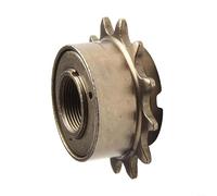 Oniissy Piñón trasero de rueda libre de una sola velocidad para bicicleta, piñón fijo 12T 16T compatible con Fixie y Ebike, métrico y para tipo imperial (12T)