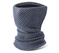 Oniissy Polaina de cuello para ciclismo, esquí, senderismo, bufanda de invierno hecha de elastano y poliéster, transpirable, cálida y elástica, para hombres, mujeres y adolescentes (azul)