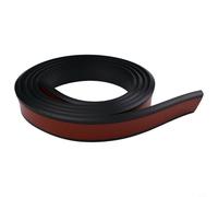 Oniissy Rampa de umbral de puerta de goma para una transición suave del piso, tira reductora apta para sillas de ruedas de 10 pies con diseño antideslizante, se adapta a puertas de garaje y entradas