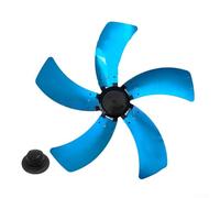 Oniissy Repuesto de aspas de ventilador de aluminio para el hogar, accesorios de ventilador eléctrico de 5 hojas, para ventilador eléctrico de soporte de 18 pulgadas, hogar y oficina.
