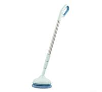 Oniissy Robot eléctrico de limpieza de vidrio con función telescópica para el hogar, funcionamiento inalámbrico e inteligente para detección de bordes para techo seguro y eficiente (azul)