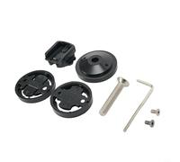 Oniissy Soporte de aluminio para vástago de bicicleta y computadoras de bicicleta compatible con Edge 20/25/500/510/520/800/810/820/1000, Rider 20-40, CC Series Top (negro)