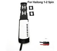 Oniissy Soporte de batería para bicicleta de 4 pines y 5 pines, para componentes eléctricos Hailong 1-2 G56 G70 con conectores hembra Mini y XT60 (1-2 5 pines para)