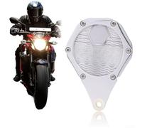 Oniissy Soporte de disco fiscal para motocicleta, para placa hexagonal de aluminio CNC, compatible con la mayoría de modelos de motocicleta, negro y plateado, 12,5 x 9 x 0,7 cm y 18,7 x 13,6 (plateado