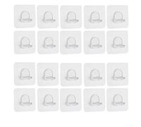 Oniissy Soporte de estante 5/10/20 clavijas para estantes de armario, resistente, capacidad de carga de 5 kg, no requiere herramientas, instalación de perforación, transparente (20 piezas)