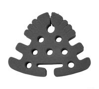 Oniissy Soporte de herramientas para atar moscas para accesorios de pesca con mosca, bandeja organizadora de EVA con almacenamiento con correas para tijeras carretes y herramientas, compacto, 9 x 7 cm