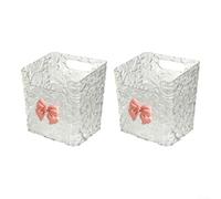 Oniissy Soporte para cepillo de dientes montado en la pared para baño, estante de almacenamiento transparente sin taladro, para cepillo de dientes, peines de pasta de dientes, cosméticos (2 combinados