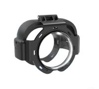 Oniissy Tapa protectora de lente para Insta360 X4 Air Optical Vidrio Templado Escudo Resistente a los Arañazos Negro Fácil Snap-On Ligero para Fotógrafos