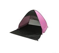 Oniissy Tienda de campaña de playa pequeña para 1-2 personas, protección UV, refugio solar de playa, portátil, refugio de playa familiar, para playa/jardín/picnic (rosa con negro)