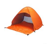Oniissy Tienda de campaña de playa pequeña para 1-2 personas, protección UV, refugio solar de playa, portátil, refugio de playa familiar, para playa/jardín/picnic (naranja)