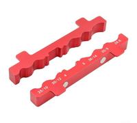 Oniissy Tornillo de banco de reparación de aleación de aluminio para herramientas de mantenimiento de buje, pedal, eje y horquilla delantera, diseño ligero de alta resistencia (rojo)