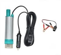 Oniissy Transferencia eléctrica portátil de 12 V/24 V sumergible de aceite de agua con 38 mm de diámetro, construcción de acero inoxidable y caudal de 30 l/min para uso industrial (24 V)