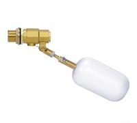 Oniissy Válvula de flotador de agua de 1,27 cm con brazo ajustable - Válvula de bola flotante de cierre - para bebedero automático - para caballo ganado, oveja, cerdo, perro bebedor