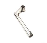 Oniissy Vástago de cuello de cisne de aleación de aluminio de 80 mm x 180 mm para horquillas de 22,2 mm y 25,4 mm, compatible con manubrio de 25,4 mm (80 x 25,4 x 25,4 x 180 S)