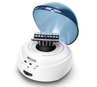 ONiLAB Centrífuga, microcentrífuga de palma con 7000RPM, mini centrífuga de bajo ruido, 2 rotores para 8 x 0.2/0.5/1.5/2.0 ml y 0.2 mL×32 PCR tiras o 0.2 mL×4 PCR 8 tiras, tapa azul