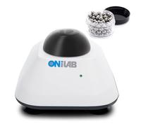 ONiLAB Mini batidora Vortex con función táctil, mezcla de laboratorio, esmalte de uñas, adhesivos para pestañas y pinturas acrílicas, laboratorio Vortex con base de aluminio fundido estable, 120 bolas