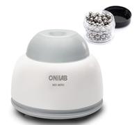 ONiLAB Mini mezclador de vórtice con función táctil, mezcla de laboratorio, esmalte de uñas, adhesivos de pestañas y pinturas acrílicas, vórtice de laboratorio para tubos, incluye 120 bolas de mezcla