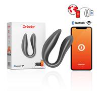 ONINDER Lisboa - Vibrador para parejas (estimulador de punto G y clítoris) con control por app - TALLA 1, NEGRO