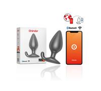 Oninder Plug Anal Vibrador Negro Free App 1ud