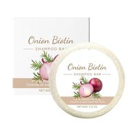 Onion Biotin Shampoo Bar, Cebolla Romero Champú Jabón, Profundamente Nutritivo Limpios Champú Barra Biotina Para Crecimiento Cabello, Hidratante Romero Cebolla Champús Barra, Para Todo Tipo Cabello
