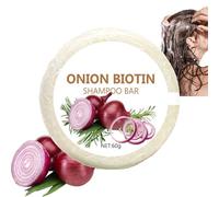 Onion Biotin Shampoo Bar,Onion Rosemary Shampoo Bar,Deep Cleansing & Moisturing,Strengthening Hairs, Suitable for All Hair Types-1pcs