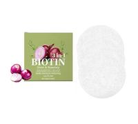 Onion Biotina Champú Bar, Cebolla y Rosemary, Champú Bar para el crecimiento del cabello, Jabón para el Cabello Onion Rosemary, limpieza profunda e hidratación, para todo tipo de cabello, tamaño de