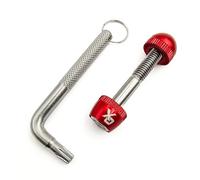 ONIPAX Tornillo Antirrobo para Sillín de Bicicleta Cierre de Tija de Seguridad con Llave de 7 Lóbulos