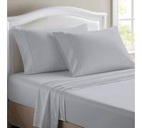 ONIROS Home Juego Sabanas 90x190 / 200 de Lujo Incluye 2 Fundas Almohadas 75x50, Sabana Bajera 90x190 Ajustable y Sabana Encimera | Bed Sheets Sabanas Cama 90 de Microfibra (Ropa de Cama, Gris Claro)