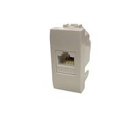 oniroview Enchufe RJ45 UTP CAT.6A compatible Living Light modelo N4262C6 Conexión de crimpado sin herramientas, color blanco