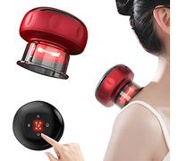 Onisdin Juego de ventosas eléctricas, nuevo dispositivo de ventosas con 12 modos, adecuado para masajes de cuello, hombros y espalda, raspado y otros propósitos