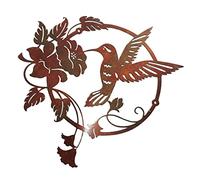 OnIUeZky Arte de Hierro Decoración de Pared de pájaros Metal Metal Round Wall Art Figurine Home Hotel Ornament Style1 ..