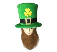 OnIUeZky Hombo de dayos de St Patricks Day Hats Green Shamrock Leprechaun para accesorios de vestuario del Día de San Patricio..