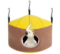 OnIUeZky Nido de Loro Vano de Invierno Nido de pájaro Termal de Invierno Cama de pájaros Suave Triangular Nido de pájaros Colgantes para Jaula Bedera de pájaro