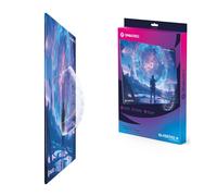 Oniverse - Alfombrilla de ratón para Juegos de Vidrio Templado Mate 35 x 25 cm, Superficie micrograbada, Ultra Lisa, Deslizamiento rápido de Alta precisión, Base Antideslizante, Duradera y fácil de