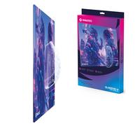 Oniverse - Alfombrilla de ratón para Juegos de Vidrio Templado Mate 35 x 25 cm, Superficie micrograbada, Ultra Lisa, Deslizamiento rápido de Alta precisión, Base Antideslizante, Duradera y fácil de