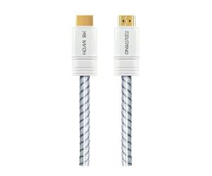 Oniverse cable HDMI 2.1-8k - Alta velocidad - 3m - Nylon trenzado - Velocidad de transmisión 48 Gbps - Compatible con PS4, PS5, Switch 2, PC, TV