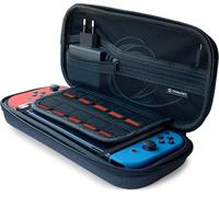 Oniverse Funda de Protección para Nintendo Switch, Switch OLED, Switch Lite, Antigolpes, con Asa, Interior de Terciopelo Antirayaduras, Compartimento para Accesorios. Funda de Transporte Gris