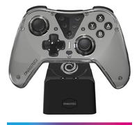 Oniverse Mando inalámbrico compatible con Switch OLED Lite PC ANDROID iOS, Base de carga, Vibraciones ajustables, Botones macro, Modo Turbo, Wake-Up, Giroscopio de 6 ejes, Astralite (Nysa Grey/Gris)