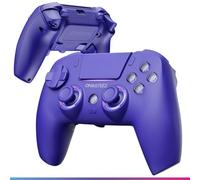 Oniverse Mando inalámbrico para PS5/PC/Steam Deck - Starion - Joysticks y gatillos con tecnología Hall Effect, Paletas macro programables, Gatillos L4/R4, Panel táctil, Bluetooth/USB-C - Purple