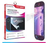 Oniverse Protección de Pantalla Hydrogel compatible con Nintendo Switch 2 - Lámina protectora de alta resistencia contra golpes y arañazos, durabilidad prolongada y anti-huellas, Kit limpieza incluido