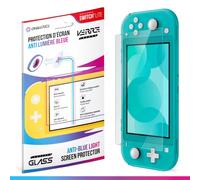 Oniverse - Protector de pantalla para Nintendo Switch Lite (cristal templado, antiluz, antirayados), ultrarresistente, dureza 9H de cristal