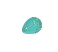 Ónix azul cielo, óvalos tallados con piedras preciosas de 6,4 quilates, tamaño del anillo para rectificar el Dosha astrológico del planeta Saturno en la casa del horóscopo 6, 8 o 12º-B08B83V2MRNAMZ, S