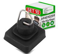 ONIX TECH 10 Piezas Pies de Goma para Parrillas Cocina de Gas 18x15x15mm | 694010259 para Smeg - ONIX TECH